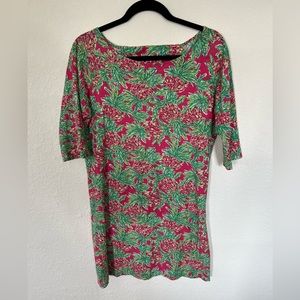 Lily Pulitzer Pineapple Pink Cotton Dress